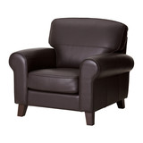 上海宜家代购 伊斯达 单人沙发/扶手椅, 哥兰, 邦斯塔 深褐色