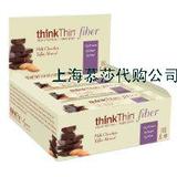 美国正品thinkThin Fiber-1.76 oz Bars， Milk Chocolate Tof