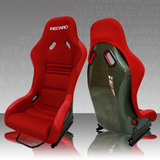 RECARO MH  全碳纤维底+绒布 赛车座椅 汽车安全坐椅 桶椅 改装