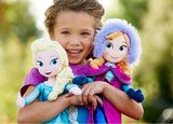 冰雪奇缘玩具女王艾莎公主安娜毛绒娃娃外贸公仔儿童生日礼物