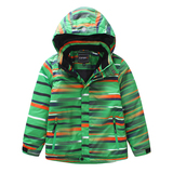 新款上架儿童户外滑雪服上衣防风防水男孩大童棉外套
