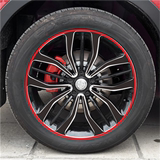 中华V3轮毂贴 中华V3专用轮毂碳纤维贴纸改装轮毂车贴装饰贴纸