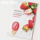 小爱韩国代购 innisfree悦诗风吟 新版 自然精华面膜贴 草莓