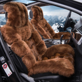 冬季狐狸毛汽车座垫凯迪拉克SRX ATS XTS CTS冬天专用羊毛坐垫