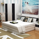 包邮品牌高箱储物床1.8米板式床1.5米床经济型双人床现代简约特价