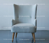 复古北欧宜家新古典欧式单人沙发外贸出口美式双人沙发休闲椅定制