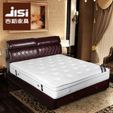 吉斯床垫 睡巢 双人乳胶床垫 1.8 1.5米分区弹簧席梦思床垫 软高