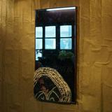 中式仿古工艺品 复古家居装饰品 卫浴壁镜 兰花化妆镜 清雅芬芳