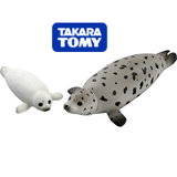 日本Tomy Takara正版散货【动物园系列 可动模型 海洋 母子海豹】