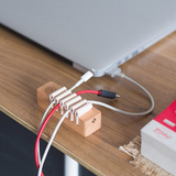 桌面束线器/耳机USB数据线理线器集线收纳盒管包电线走电源固线夹