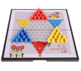 包邮正品先行者儿童益智力玩具亲子桌面游戏棋类磁性折叠跳棋E-5