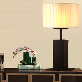 铁艺新中式台灯卧室客厅布艺现代台灯酒店装饰办公桌创意艺术台灯