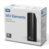 西数WD Elements Desktop 3.5寸移动硬盘3TB WDBWLG0030HBK-SESN