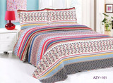 全棉欧式绗缝三件套床单纯棉卡通韩式床盖夹棉床罩空调被夏凉被