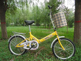 儿童男女士16寸20寸折叠减震车成人自行车青少年小孩学生女式单车