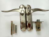 卫浴锁浴室锁 塑钢锁卫生间门锁单舌 厕所锁 孔距110mm 可反锁