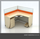 山东济南办公家具厂家直销6人位工作位西安现代简约钢木电脑桌椅