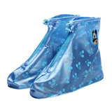）米奇男女儿童学生雨季拉链防雨鞋套便携雨鞋加厚 Disney迪士尼