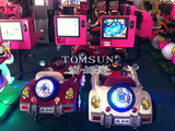 厂家直销2015新款3D赛车液晶游戏机马儿童投币电动摇摇车摇摆机