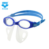 游泳眼镜儿童阿瑞娜泳镜自由式呼吸套装正品arena防水防雾游泳镜