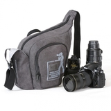 吉尼佛帆布摄影包 大容量单肩斜跨单反相机包专业01306