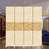 中式屏风隔断客厅卧室酒店会所折叠折屏双面布艺玄关时尚实木座屏