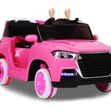 新款儿童电动汽车四轮遥控室内室外童车玩具车可坐人送礼包