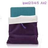 苹果ipad平板电脑保护套8/10寸ipad345/air保护壳mini2迷你绒布袋