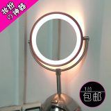 LED补光化妆镜梳妆镜子 10倍放大欧式圆形双面美容镜彩淡妆Conair