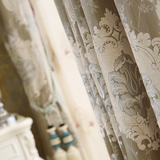 凯布琪诺-高窗欧式窗帘定制客厅卧室成品奢华大气遮光定做窗帘
