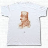 奥匈帝国一战陆军军人画像纯棉短袖军迷T恤数码打印T恤0531