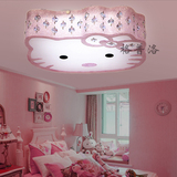 Kitty凯蒂猫儿童房led吸顶灯卡通水晶粉色公主女孩卧室护眼灯具