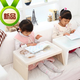 包邮特价韩国进口儿童学习桌 折叠桌子 床上桌 写字桌可收纳杂物