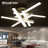 希维尔 现代简约LED吸顶灯艺术卧室灯条形组合个性餐厅灯灯具灯饰