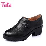 Tata/他她2016年春季专柜同款牛皮女单鞋2H622AM6