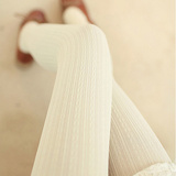 日系白色丝袜连裤袜防勾丝条纹显瘦打底袜春秋季薄款加档长袜子女