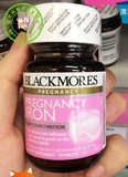 澳洲代购直邮 Blackmores/澳佳宝 Pregnancy Iron 孕妇补铁 30粒
