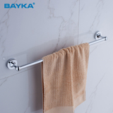 贝凯卫浴 浴室五金挂件 不锈钢单杆毛巾架 卫生间毛巾杆不生锈