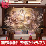 个性艺术墙纸壁纸 电视背景墙大型壁画 敦煌飞天仙女大型壁画B011