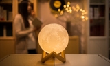 3D打印创意月球灯，触摸渐变，可充电，中秋、情人节、生日好礼