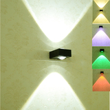 led壁灯床头客厅方形户外防水室外墙壁灯过道走廊阳台灯简约现代