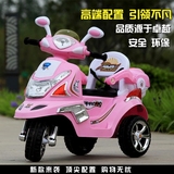 摩托车儿童单驱动电动车12个月遥控童车四轮玩具车女儿童电动车