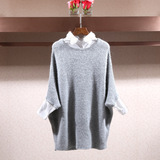 恩曼琳2015秋冬新款专柜代购宽松假两件针织衫套头羊毛衣H3464123