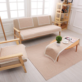 四季布艺沙发垫简约现代韩式全棉防滑秋冬季格子沙发巾套定做包邮