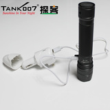 tank007探客TC18尾部磁铁直充手机充电露营led远射户外强光手电筒