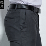 男士裤子 西裤男商务休闲裤男修身型秋冬款季西服裤灰色黑色长裤