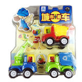 3辆装卡通惯性工程车小汽车儿童玩具益智玩具 城市工程车儿童系列