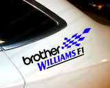 湾岸汽车装饰贴纸 威廉姆斯F1车队标志 改装贴纸 汽车贴花