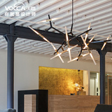 沃嘉 设计师灯具后现代创意艺术吊灯北欧极简餐厅灯别墅树杈吊灯