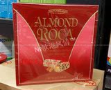香港代购美国乐家Almond Roca巧克力香脆杏仁糖铁盒装喜糖600g